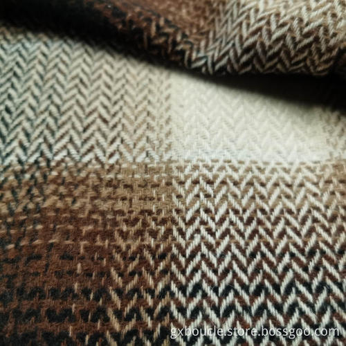 Boucle mode pläd design Tyg